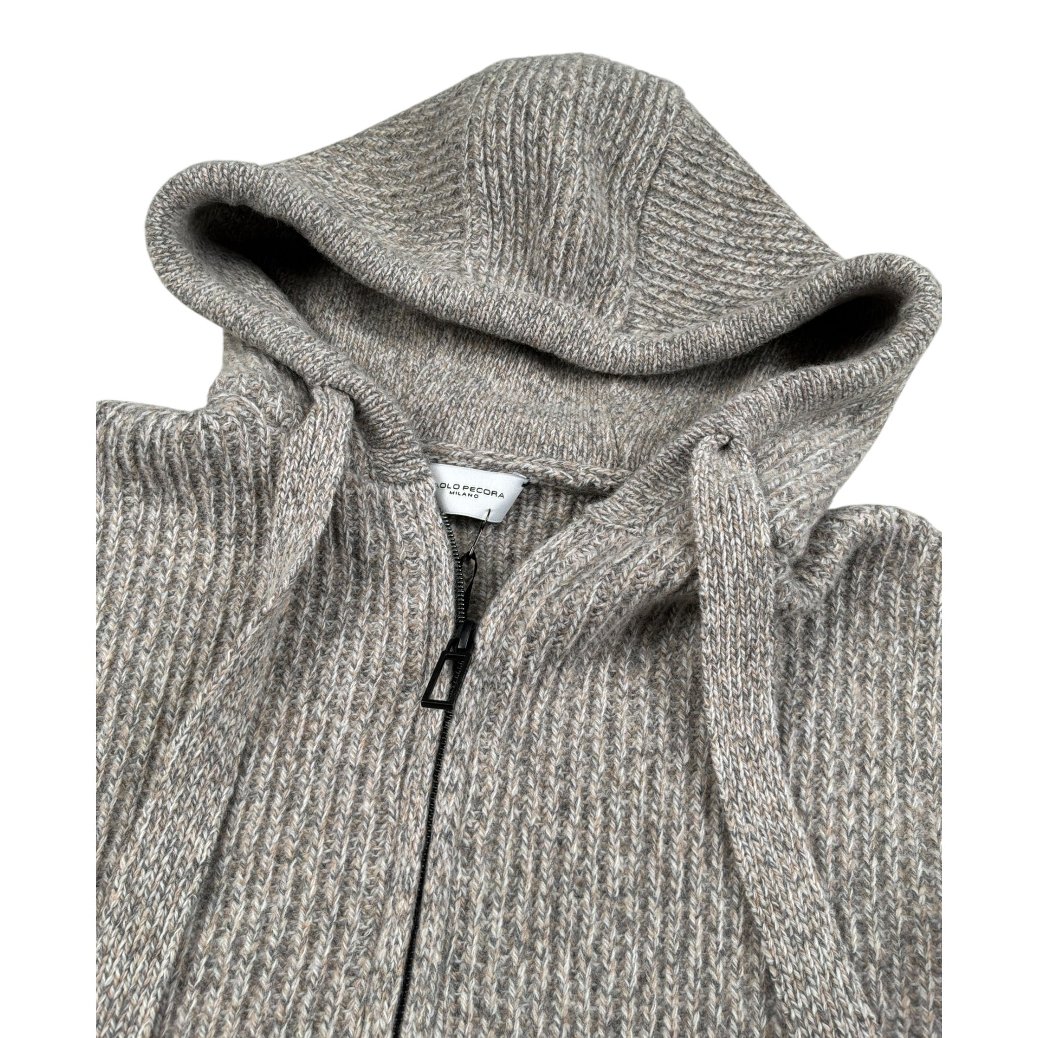 Paolo Pecora Maglia tinta unita con Cappuccio Grigio per Bambino PP4409 GRIGIO PAOLO PECORA 