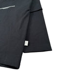 Paolo Pecora Shirt Girocollo tinta unita con Logo Nero per Bambino PP4449 NERO PAOLO PECORA 