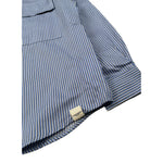 Paolo Pecora Camicia Manica Lunga Fantasia A Righe Azzurro per Bambino PP4453 AZZURRO PAOLO PECORA 