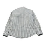 Paolo Pecora Camicia Manica Lunga Fantasia A Righe Bianco/Nero per Bambino PP4455 BIANCO/NERO PAOLO PECORA 
