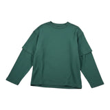 Paolo Pecora Shirt tinta unita Girocollo Verde per Bambino PP4460 VERDE PAOLO PECORA 