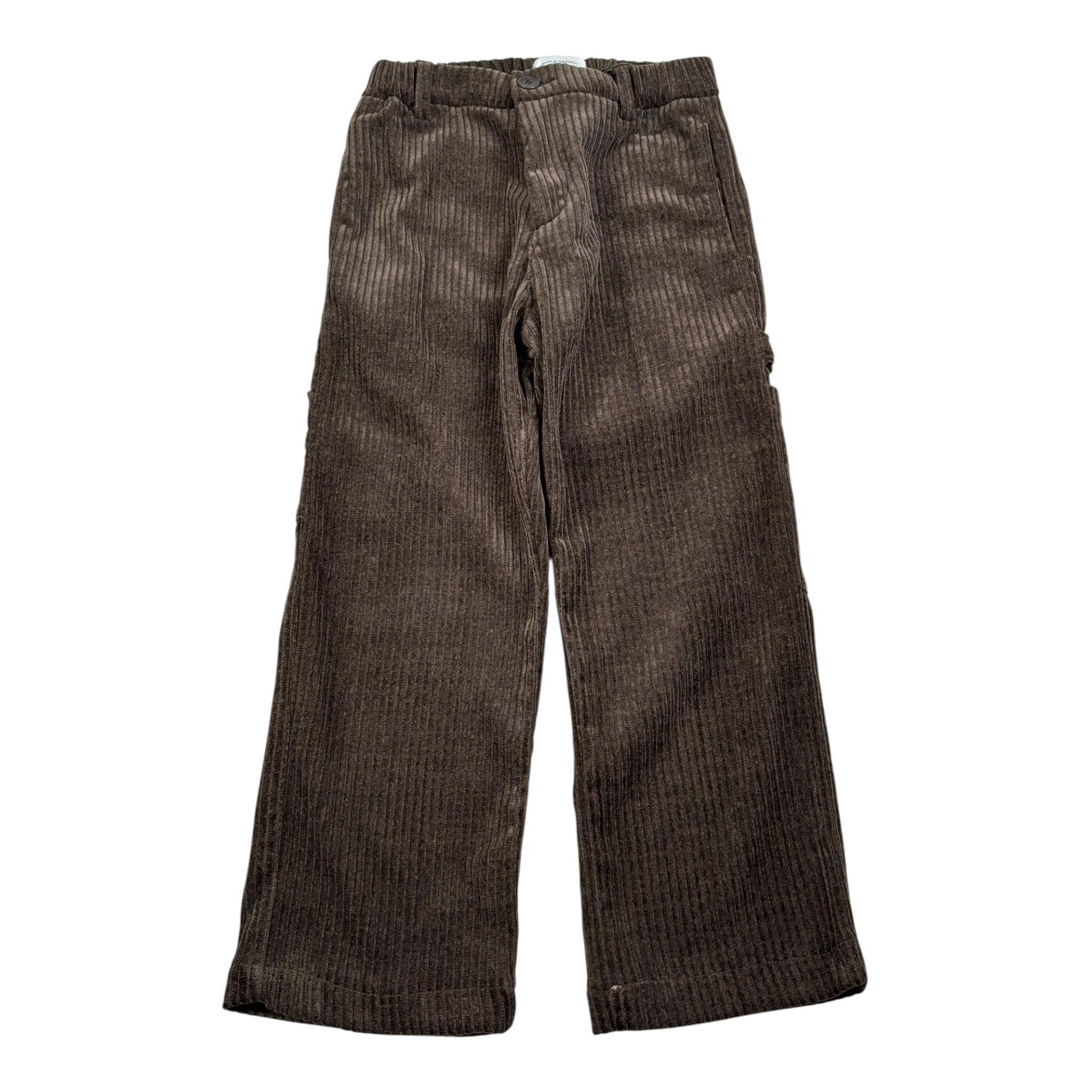Paolo Pecora Pantalone tinta unita con Elastico In Vita Marrone per Bambino PP4480 MARRONE PAOLO PECORA 