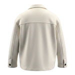 Paolo Pecora Giacca Camicia tinta unita con Bottoni Panna per Bambino PP4492 PANNA PAOLO PECORA 