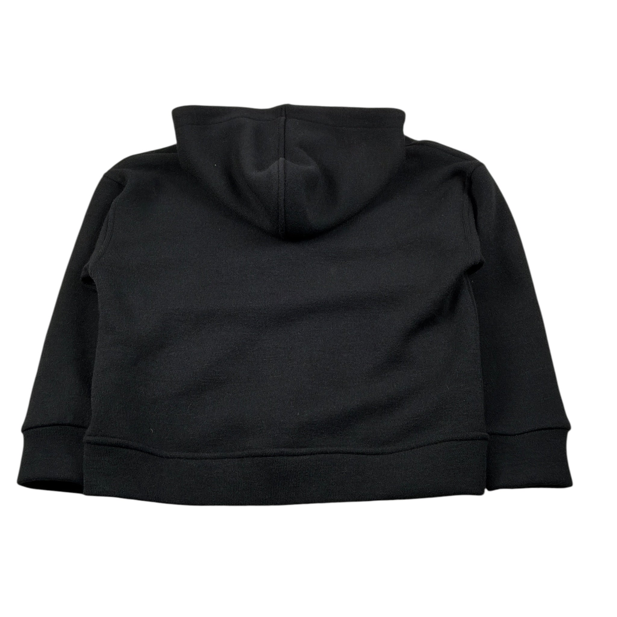 Paolo Pecora Felpa con Zip E Cappuccio tinta unita Nero per Bambino PP4499 NERO PAOLO PECORA 