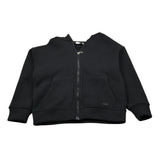 Paolo Pecora Felpa con Zip E Cappuccio tinta unita Nero per Bambino PP4499 NERO PAOLO PECORA 