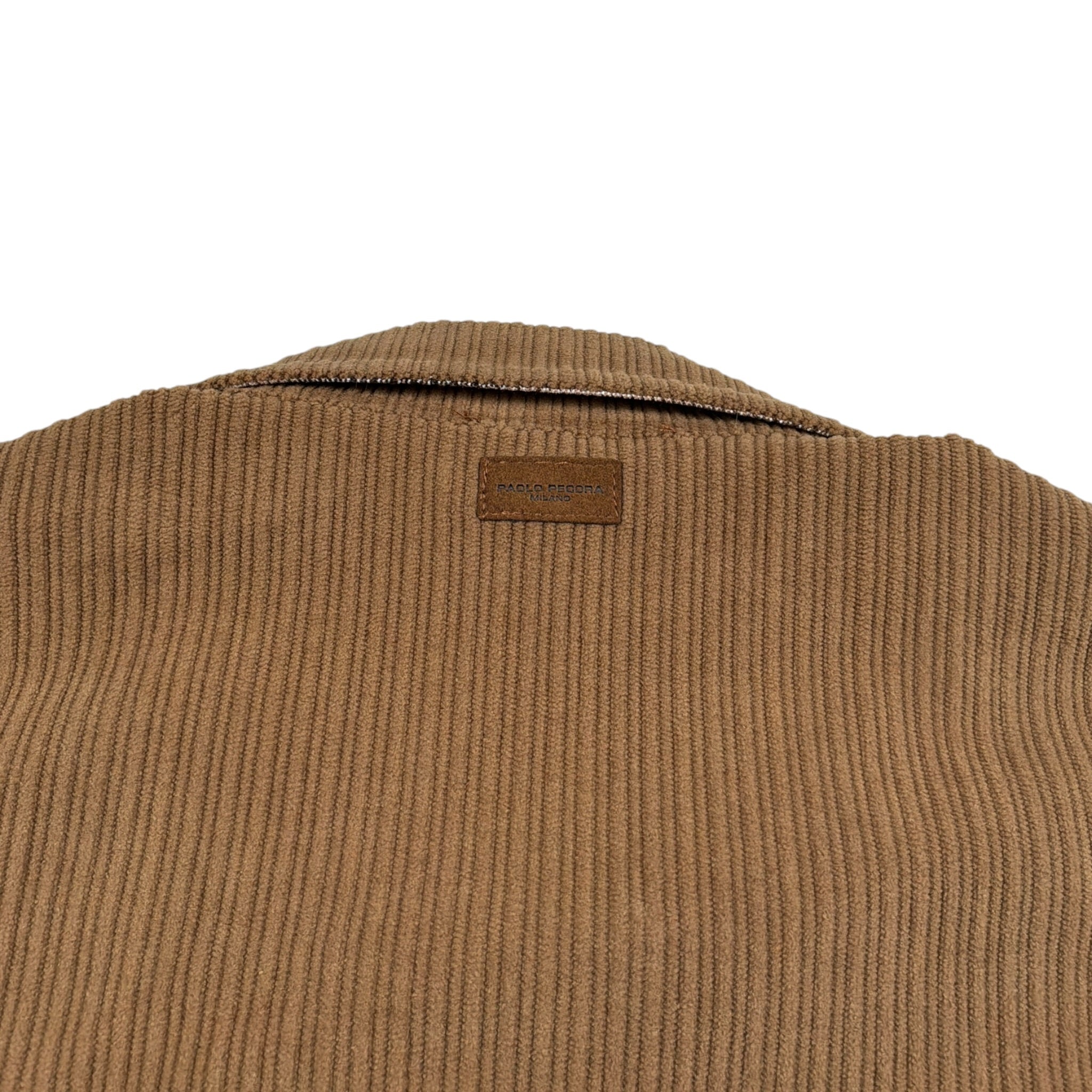 Paolo Pecora Giacca Camicia Manica Lunga In Camoscio Marrone per Bambino PP4501 MARRONE PAOLO PECORA 