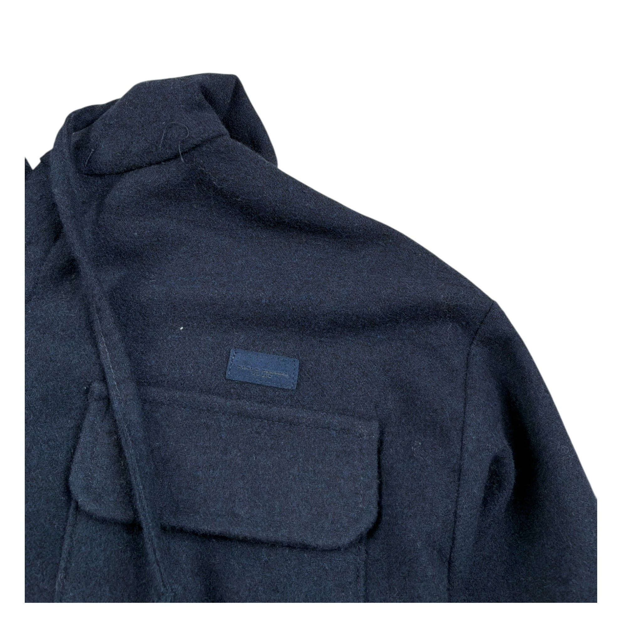 Paolo Pecora Giacca tinta unita con Cappuccio Blu per Bambino PP4506 BLU PAOLO PECORA 