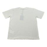 Paolo Pecora T-Shirt Girocollo tinta unita con Logo Panna per Bambino ÈÈ3736 PANNA PAOLO PECORA 