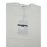 Paolo Pecora T-Shirt Girocollo tinta unita con Logo Panna per Bambino ÈÈ3736 PANNA PAOLO PECORA 