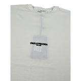 Paolo Pecora T-Shirt Girocollo tinta unita con Logo Panna per Bambino ÈÈ3736 PANNA PAOLO PECORA 