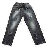 Patriot Jeans tinta unita con Girovita Regolabile Nero per Bambino PBK28 NERO PATRIOT 