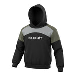 Patriot Felpa tinta unita con Cappuccio Nero per Bambino PFE032 NERO PATRIOT 
