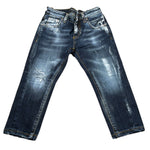 Patriot Jeans tinta unita con Strappi Blu per Bambino PJ5F2WBK18 BLU PATRIOT 