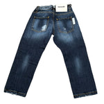 Patriot Jeans tinta unita con Strappi Blu per Bambino PJ5F2WBK18 BLU PATRIOT 