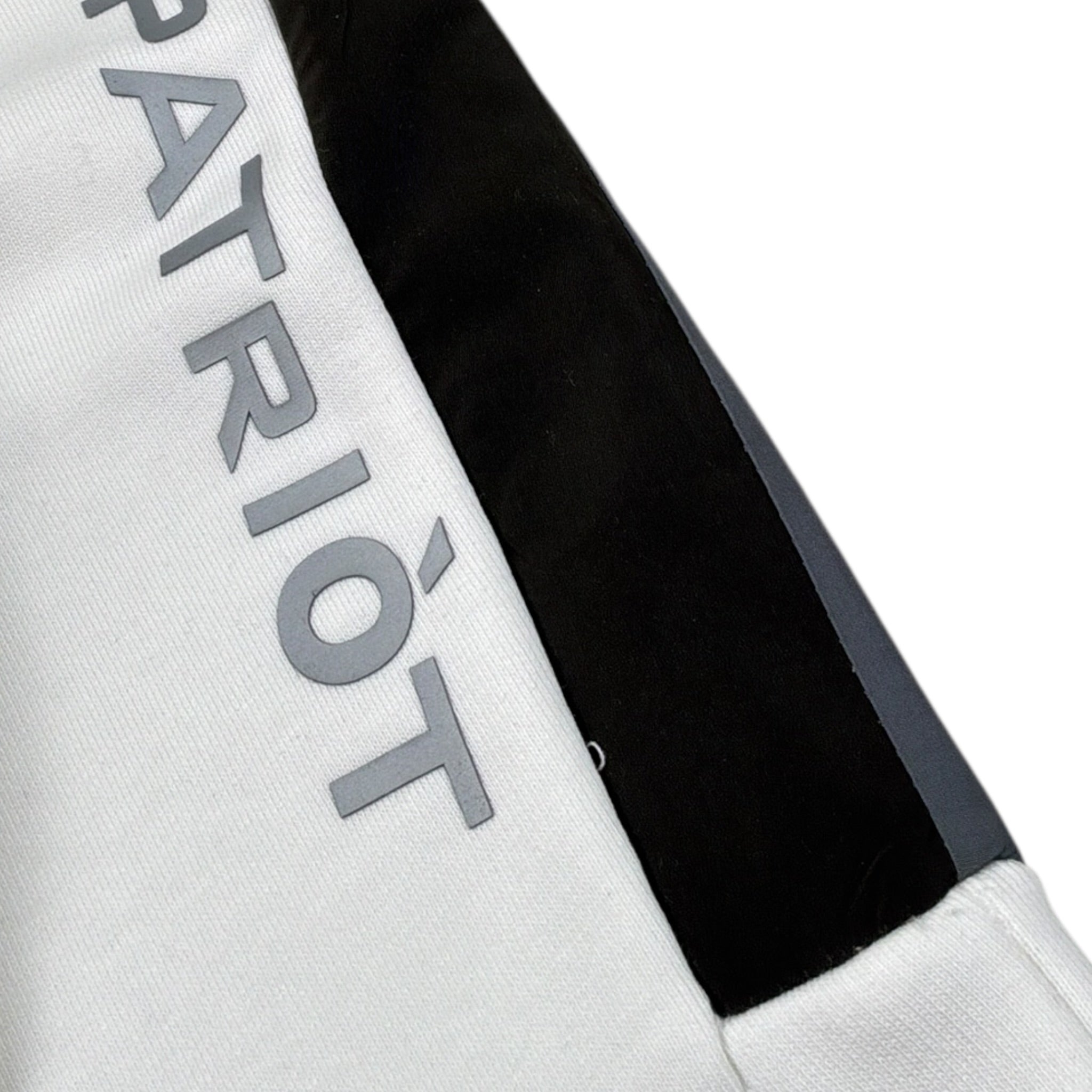 Patriot Pantalone Modello Tuta tinta unita con Profili In Contrasto Bianco per Bambino PPF053J BIANCO PATRIOT 