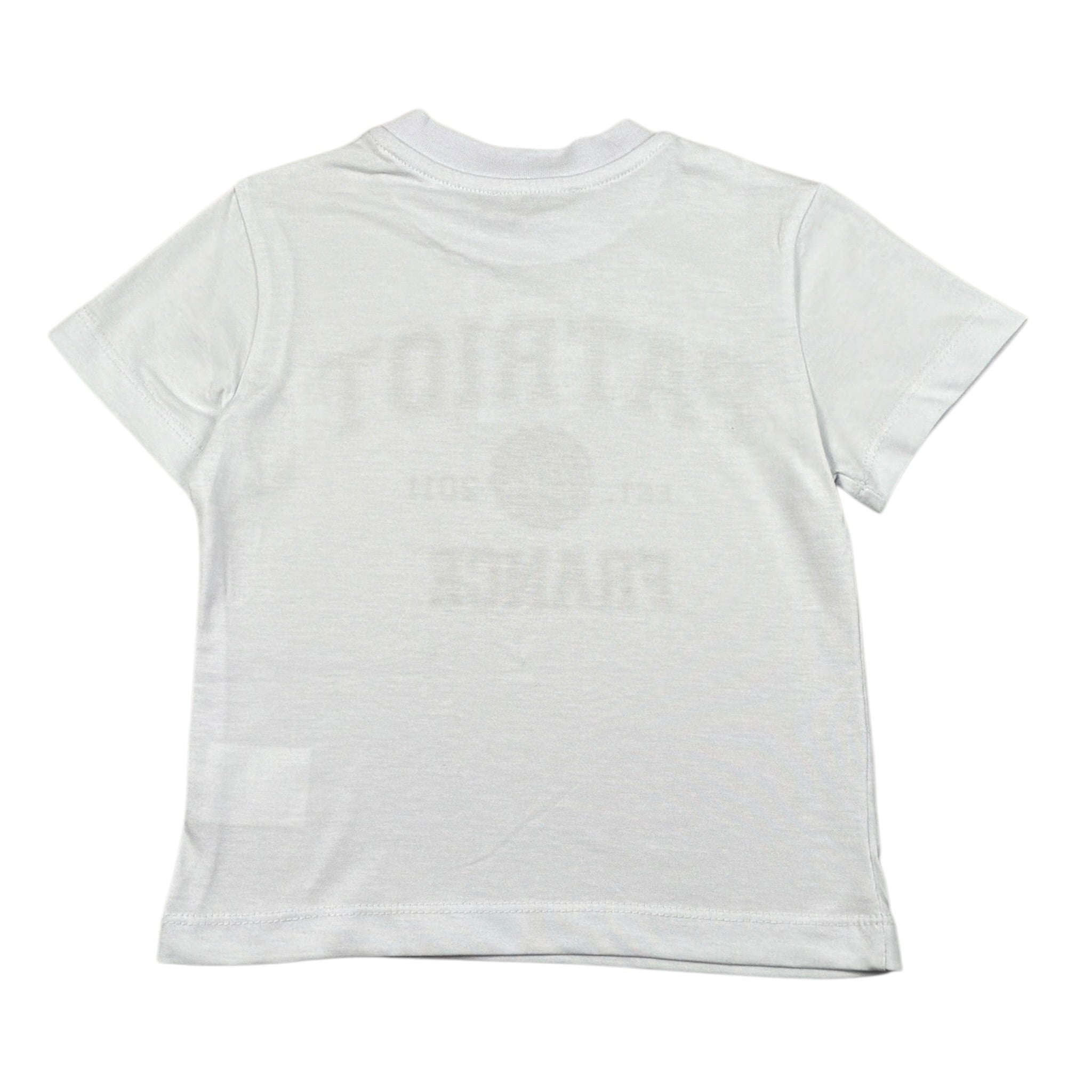 Patriot T-Shirt tinta unita con Stampa Bianco per Neonato PTS002 BIANCO PATRIOT 