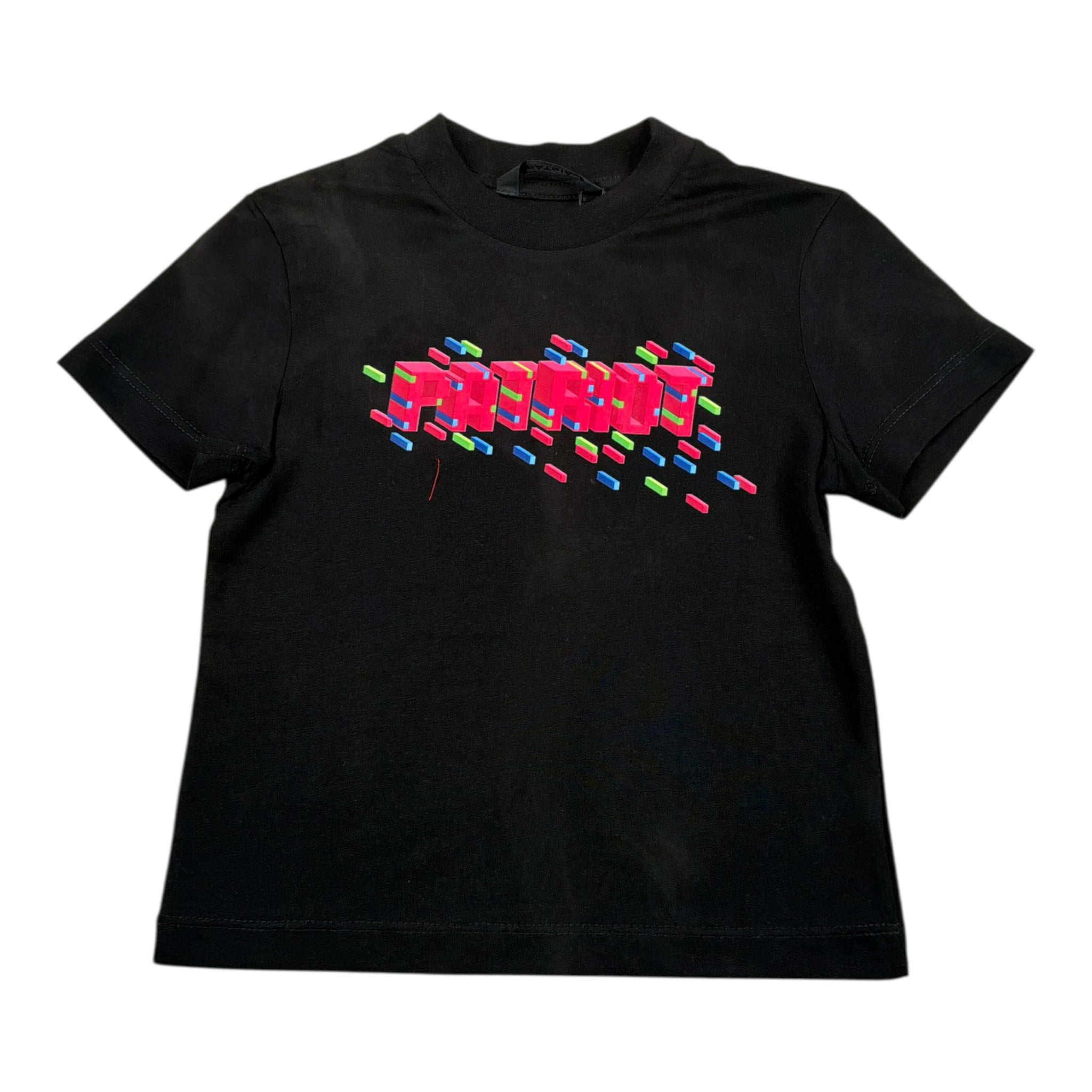 Patriot T-Shirt tinta unita con Stampa Nero per Neonato PTS005 NERO PATRIOT 