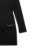 Patrizia Pepe Abito tinta unita Manica Lunga Nero per Bambina 7A0566X NERO PATRIZIA PEPE 