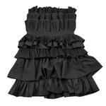 Patrizia Pepe Abito Bretelline tinta unita Nero per Bambina 7A0607 NERO PATRIZIA PEPE 
