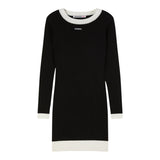 Patrizia Pepe Abito Manica Lunga tinta unita Nero per Bambina 7A571 NERO PATRIZIA PEPE 