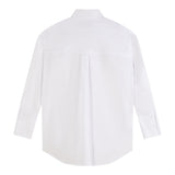 Patrizia Pepe Camicia tinta unita Manica Lunga Bianco per Bambina 7C0249 BIANCO PATRIZIA PEPE 