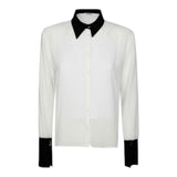 Patrizia Pepe Camicia Manica Lunga con Top Bianco per Bambina 7C0271 BIANCO PATRIZIA PEPE 