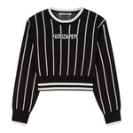 Patrizia Pepe Maglia Bicolore con Fantasia A Righe Bianco/Nero per Bambina 7K0057 BIANCO/NERO PATRIZIA PEPE 