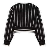 Patrizia Pepe Maglia Bicolore con Fantasia A Righe Bianco/Nero per Bambina 7K0057 BIANCO/NERO PATRIZIA PEPE 