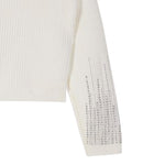 Patrizia Pepe Maglia tinta unita con Brillantini Panna per Bambina 7K0059XX PANNA PATRIZIA PEPE 