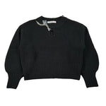 Patrizia Pepe Maglia Girocollo tinta unita Nero per Bambina 7K0062 NERO PATRIZIA PEPE 