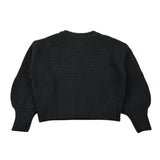 Patrizia Pepe Maglia Girocollo tinta unita Nero per Bambina 7K0062 NERO PATRIZIA PEPE 
