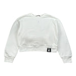 Patrizia Pepe Felpa tinta unita con Stampa Bianco per Bambina 7M0932 BIANCO PATRIZIA PEPE 
