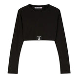 Patrizia Pepe Camicia Manica Lunga tinta unita Nero per Bambina 7M0937 NERO PATRIZIA PEPE 