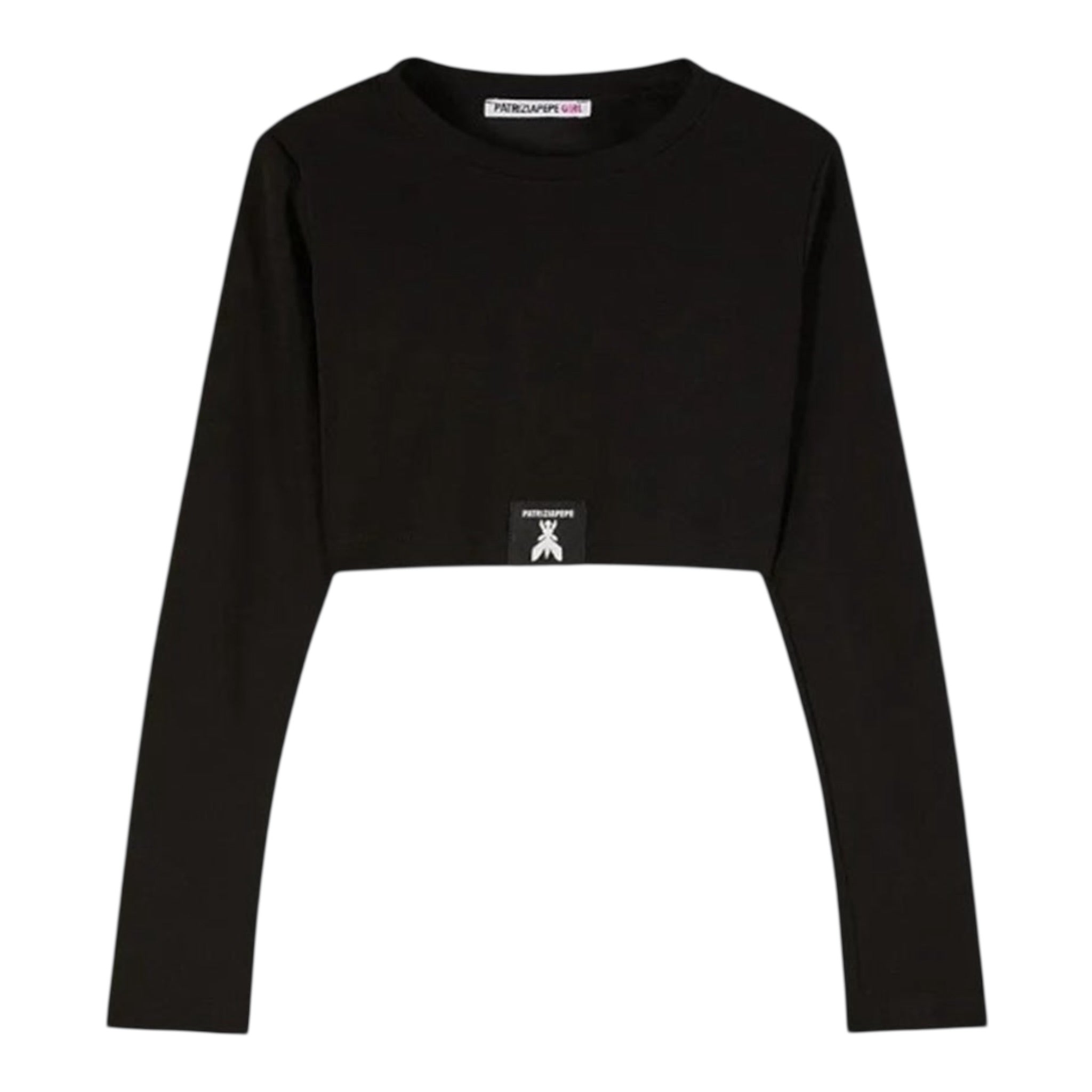 Patrizia Pepe Camicia Manica Lunga tinta unita Nero per Bambina 7M0937 NERO PATRIZIA PEPE 