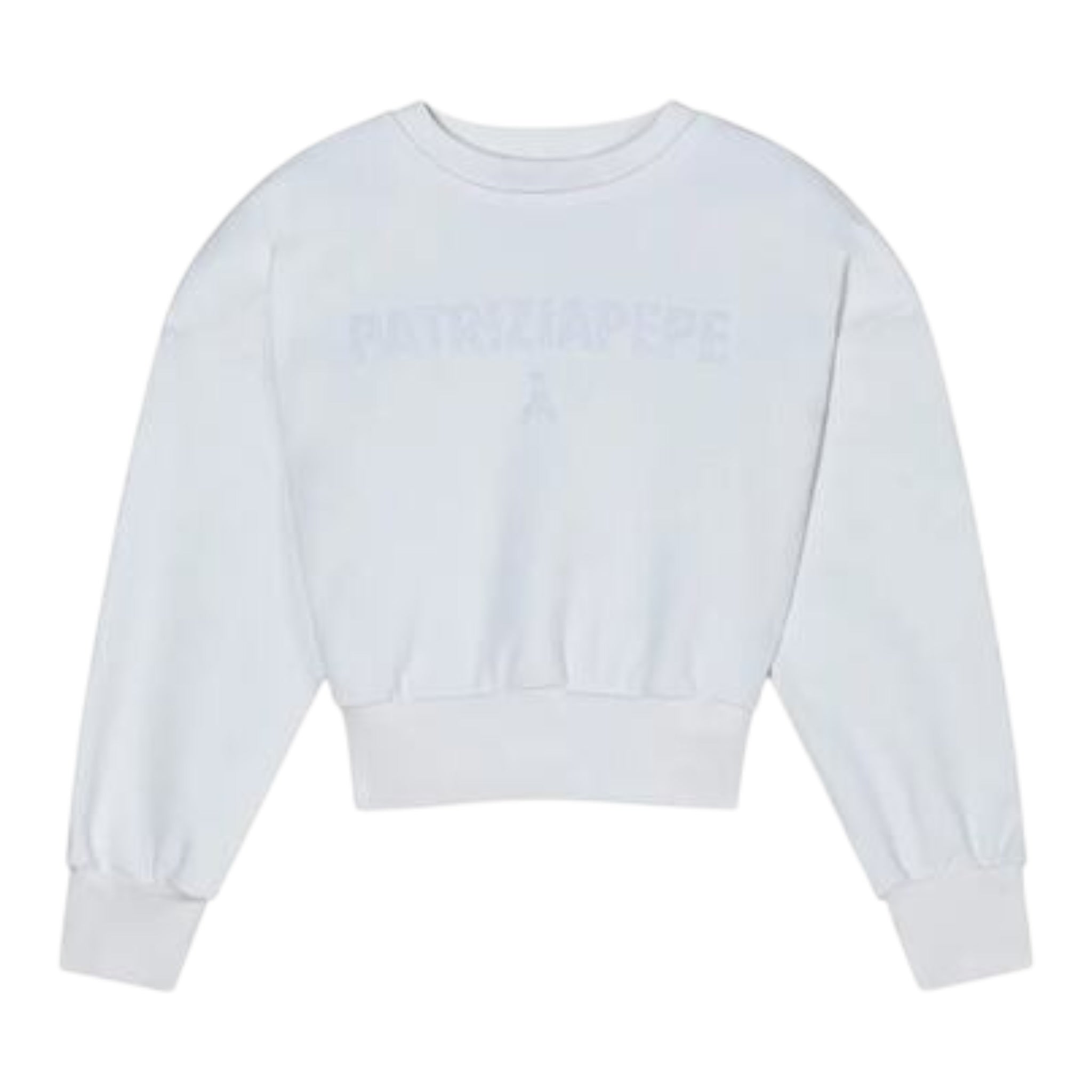 Patrizia Pepe Felpa tinta unita con Stampa Bianco per Bambina 7M0942 BIANCO PATRIZIA PEPE 