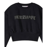 Patrizia Pepe Felpa Chiusa Girocollo tinta unita Nero per Bambina 7M0946XXXX NERO PATRIZIA PEPE 