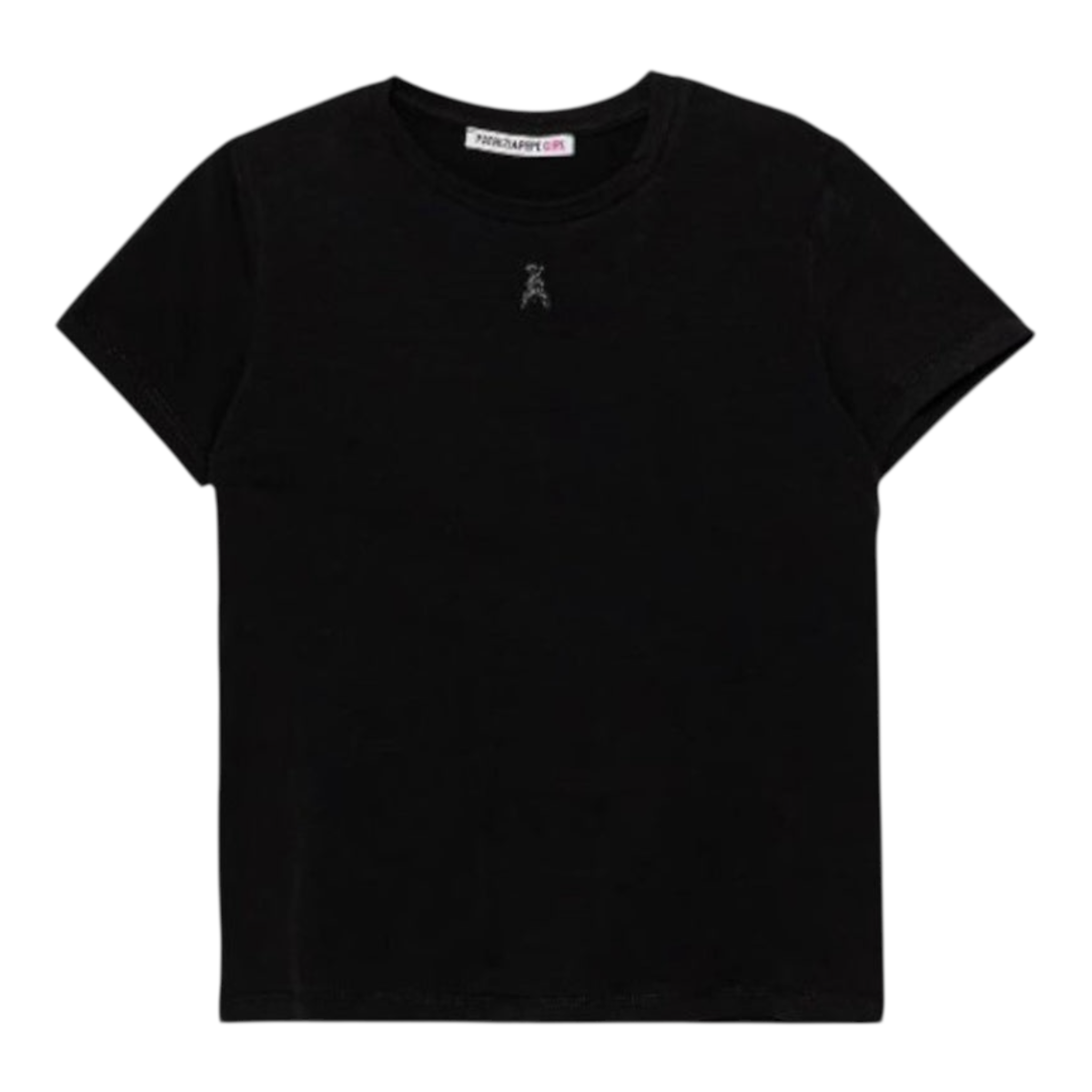 Patrizia Pepe T-Shirt tinta unita con Stampa Nero per Bambina 7M0951 NERO PATRIZIA PEPE 