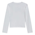 Patrizia Pepe Shirt tinta unita con Logo Bianco per Bambina 7M0956XX BIANCO PATRIZIA PEPE 