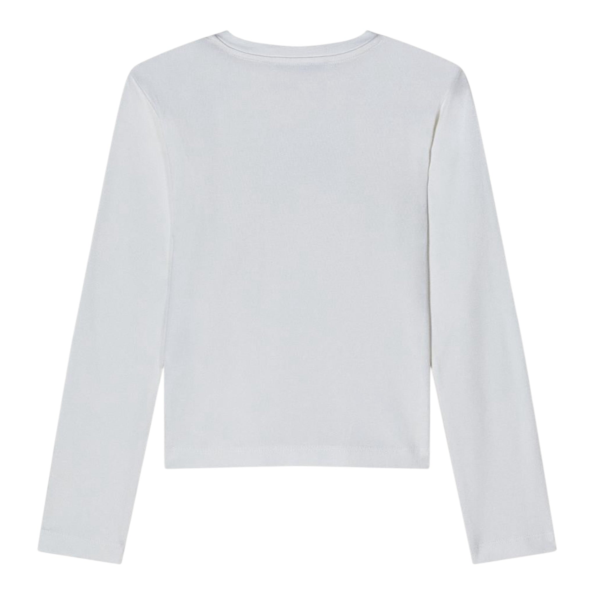 Patrizia Pepe Shirt tinta unita con Logo Bianco per Bambina 7M0956XX BIANCO PATRIZIA PEPE 