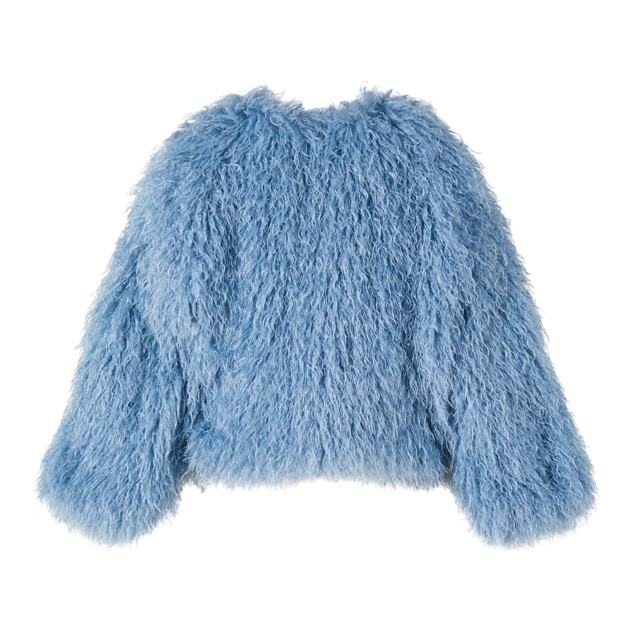 Patrizia Pepe Pelliccia tinta unita Azzurro per Bambina 7O0041 AZZURRO PATRIZIA PEPE 