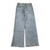 Patrizia Pepe Jeans tinta unita con Girovita Regolabile Azzurro per Bambina 7P0378 AZZURRO PATRIZIA PEPE 