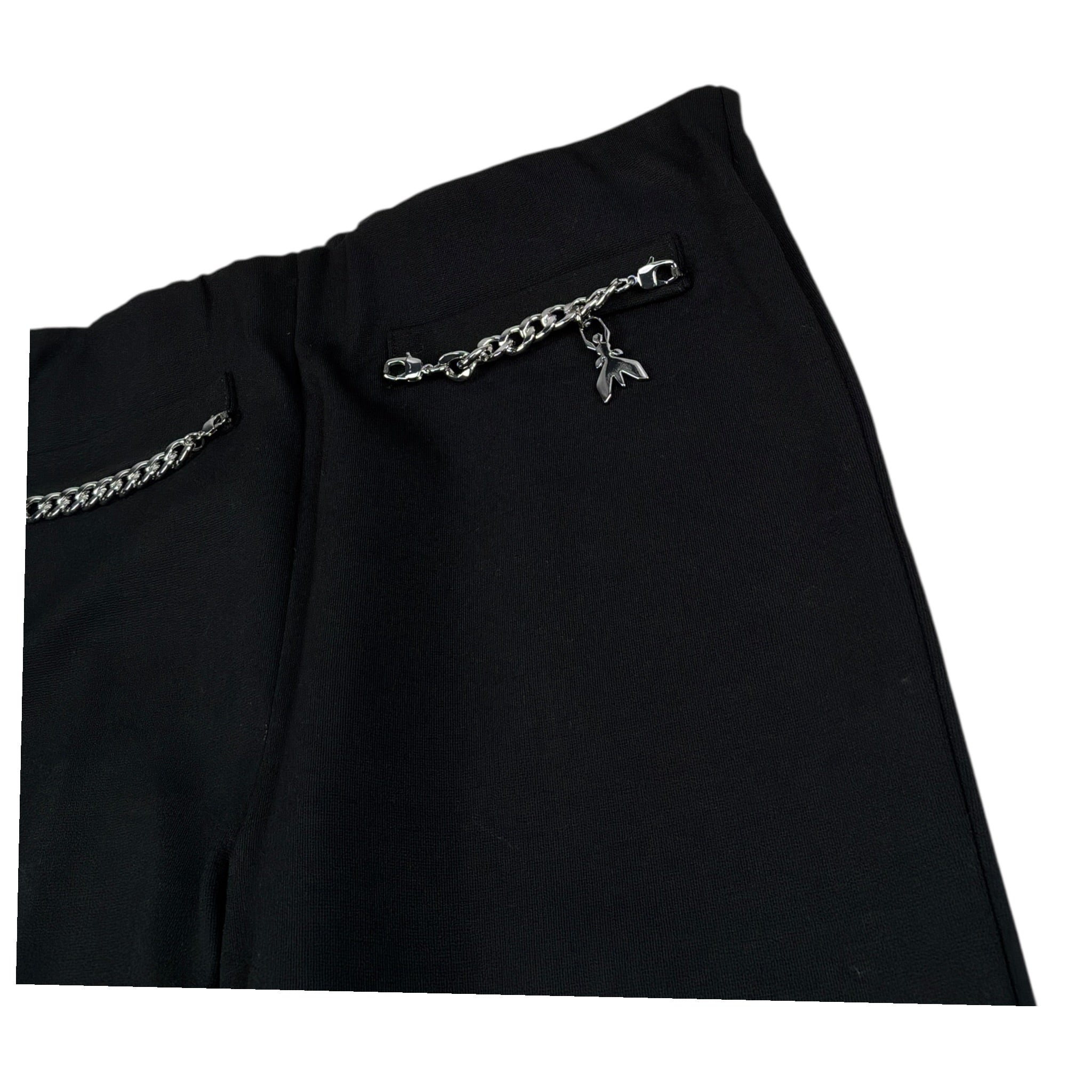 Patrizia Pepe Pantalone tinta unita Nero per Bambina 7P0398 NERO PATRIZIA PEPE 