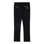 Patrizia Pepe Pantalone tinta unita Nero per Bambina 7P0398X NERO PATRIZIA PEPE 
