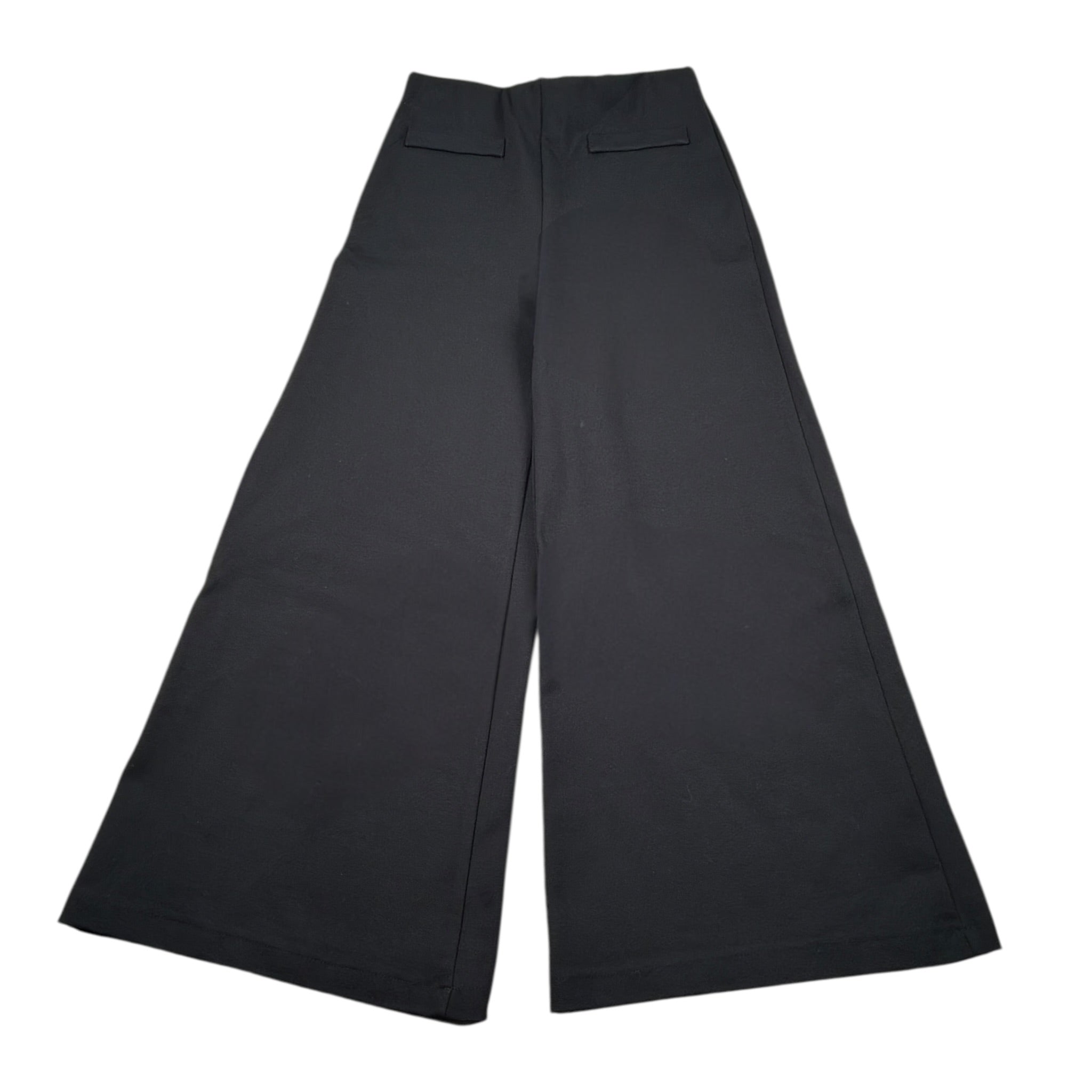 Patrizia Pepe Pantalone Tinta Jnita Modello Palazzo Nero per Bambina 7P0399X NERO PATRIZIA PEPE 