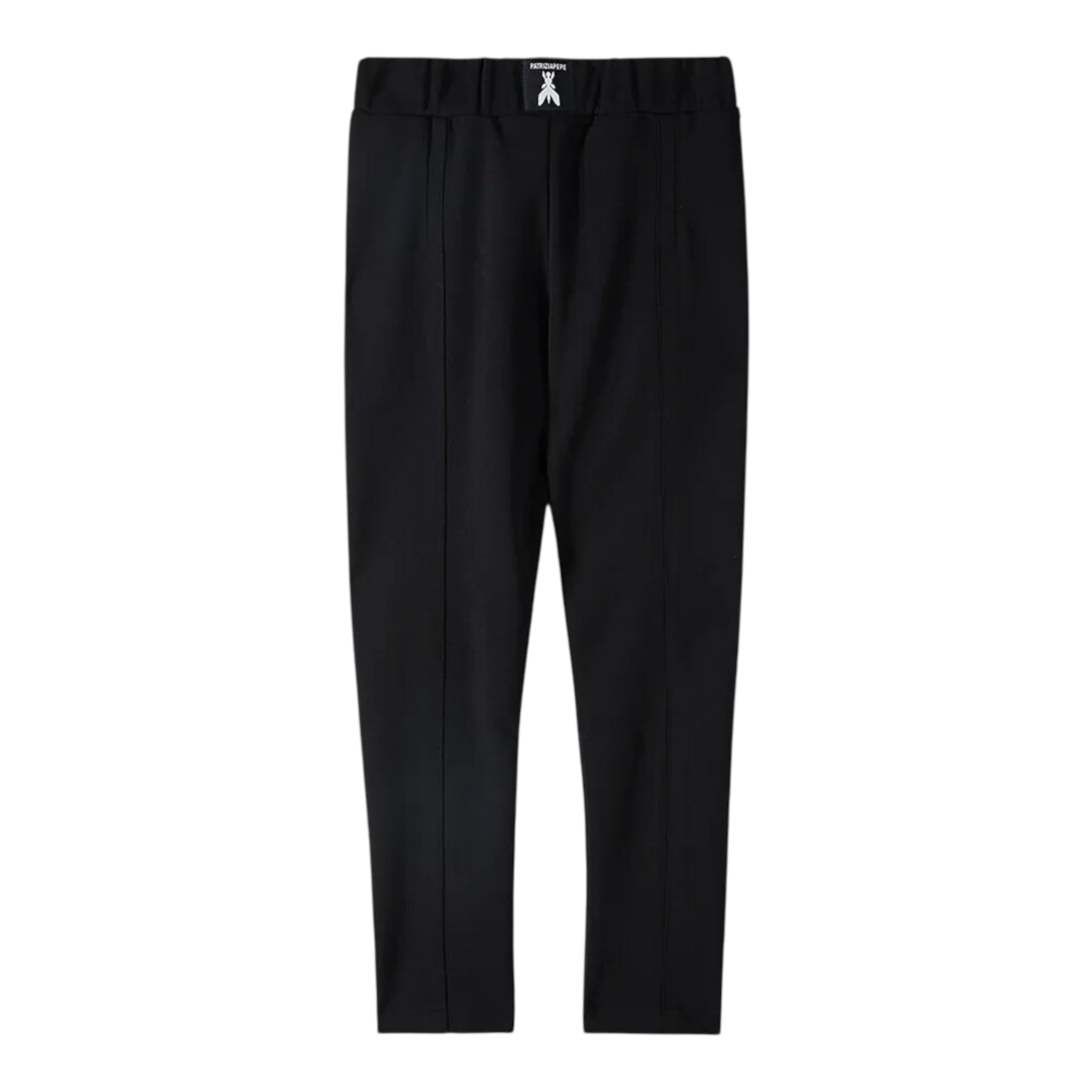 Patrizia Pepe Leggins tinta unita con Logo Nero per Bambina 7P0403 NERO PATRIZIA PEPE 