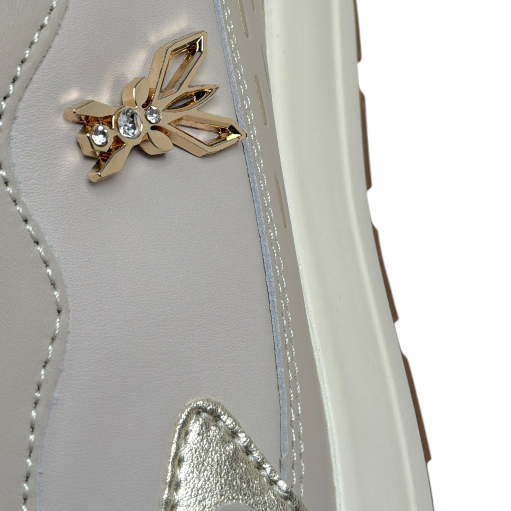 Patrizia Pepe Sneakers tinta unita con Lacci Panna per Bambina PPJ917 PANNA PATRIZIA PEPE 