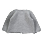 Paz Rodriguez Cardigan tinta unita Grigio per Neonato 00141240X GRIGIO PAZ RODRIGUEZ 