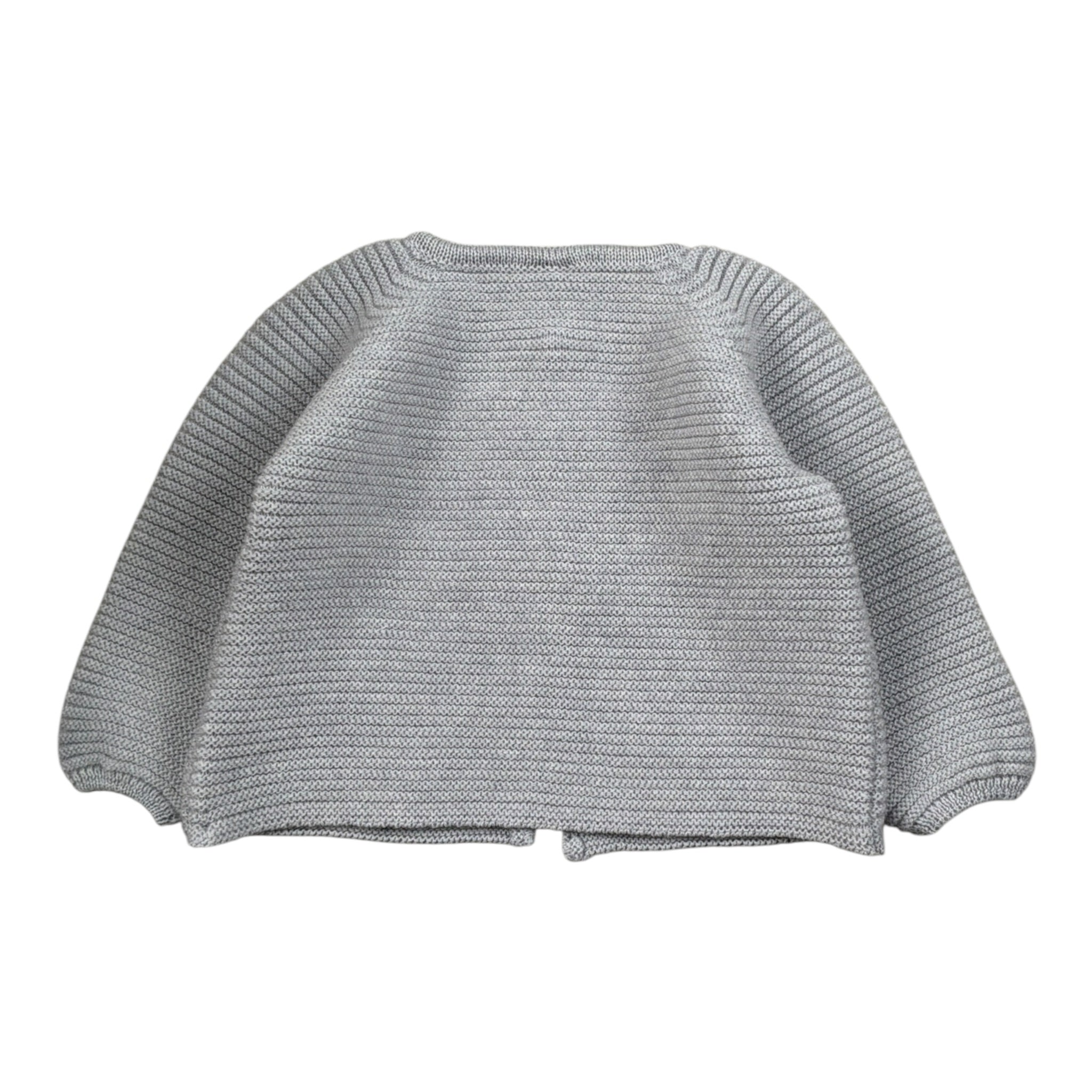 Paz Rodriguez Cardigan tinta unita Grigio per Neonato 00141240X GRIGIO PAZ RODRIGUEZ 