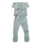 Paz Rodriguez Completo 2 Pezzi Maglia-Ghettina Verde Acqua per Neonato 003112951 VERDE ACQUA PAZ RODRIGUEZ 