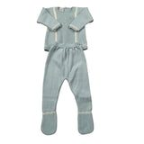 Paz Rodriguez Completo 2 Pezzi Maglia-Ghettina Verde Acqua per Neonato 003112951 VERDE ACQUA PAZ RODRIGUEZ 